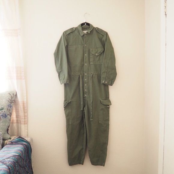 Citizens of Humanity Premium Vintage Surplus Green Nova Utility Coverall - Picture 7 of 12